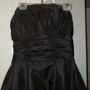 Mori Lee Black Formal Strapless Dress